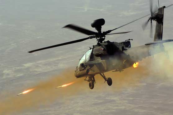 Gunship helicopters bombard militant hideouts in Diamir