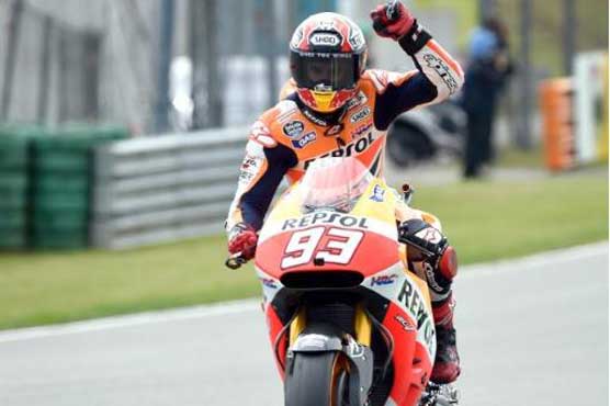 Motorcycling: Marquez wins German MotoGP