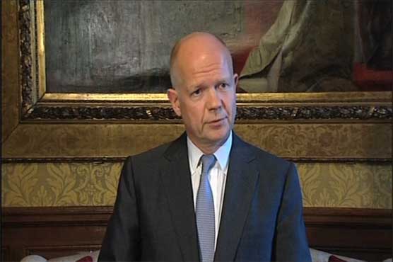 Britain's Hague steps down as foreign secretary