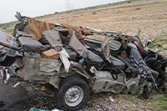 Nine including son, mother killed in road mishap in Sibi