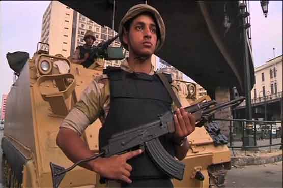 Gunmen kill 21 Egyptian soldiers in checkpoint attack