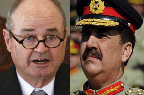 James Dobbins meets COAS, interior minister