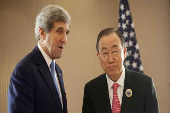 Gaza truce efforts intensify as Ban, Kerry in Cairo