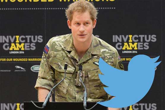 Britain's Prince Harry voices hatred of Twitter