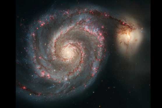 Astronomers study remote outcrops of faraway galaxy