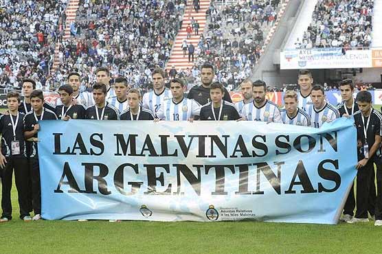 Football: FIFA fines Argentina for  Falkland banner