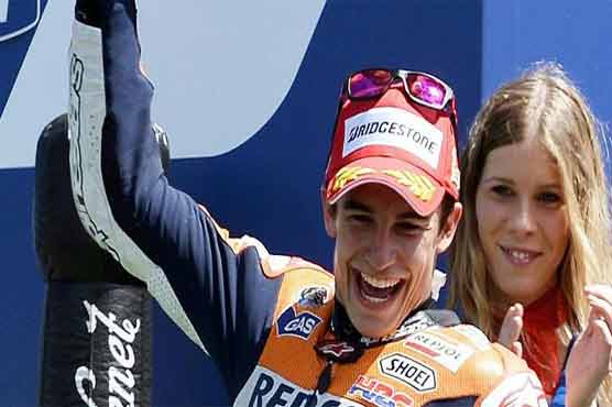 Motorcycling: Marquez wins thriller to record perfect six