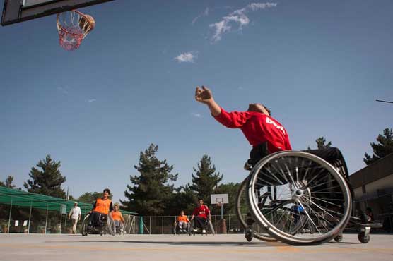 Afghanistan's wheelchair hoop stars make world debut