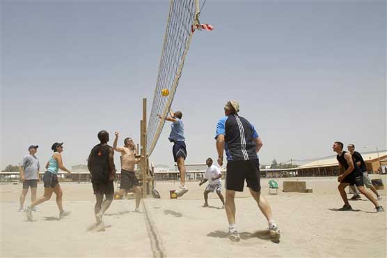 Life 'behind the wire' seems far away from Afghan war