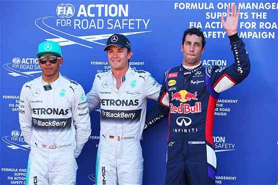 Formula One: Rosberg takes pole ahead of Hamilton