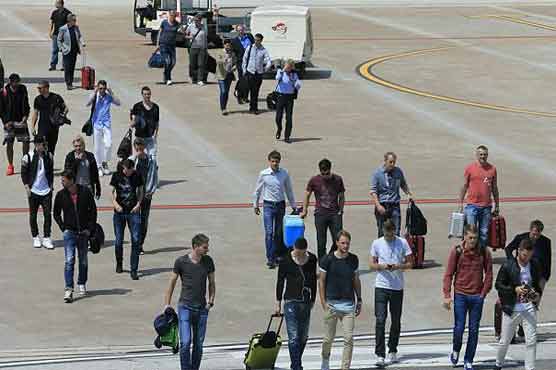 Football: England, Germany arrive for World Cup