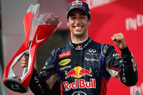 Formula One: Ricciardo's trademark smile just got bigger