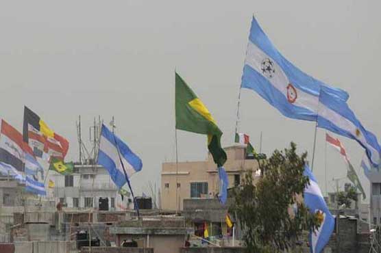 Bangladesh red-cards World Cup flags 