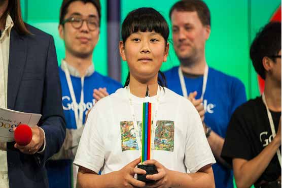 11-year-oldfrom Newv York wins Google Doodle competition