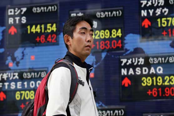 Asian shares mixed, China data provides lift