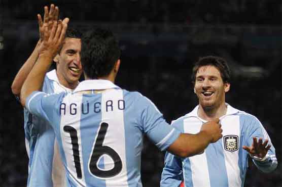 Football: Messi off the mark as Argentina win World Cup opener
