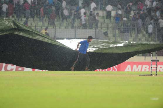 Rain stops play in third India-Bangladesh ODI 