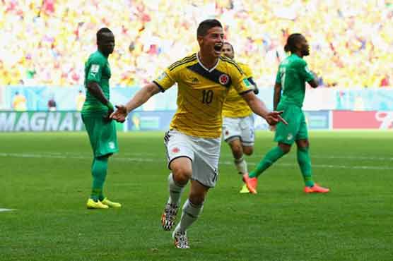 Football: Colombia beat Ivory Coast 2-1 in World Cup