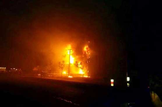 Sri Lanka police probe fire at Muslim-owner store 