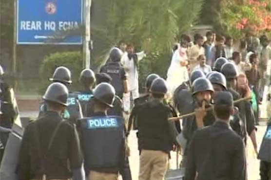 24 cops injured in clashes with PAT workers