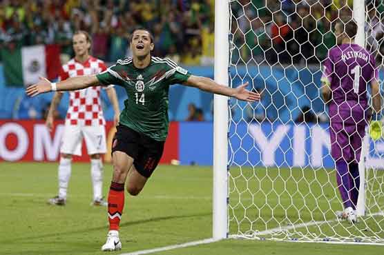 Football: Mexico down Croatia to set up Dutch date