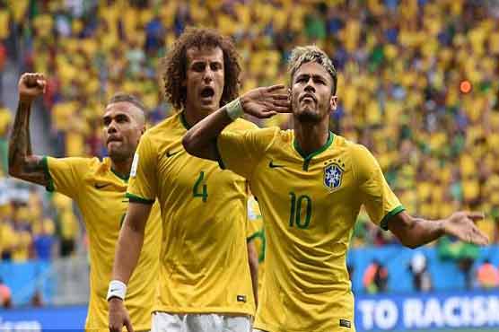 Football: Neymar powers Brazil into World Cup last 16   