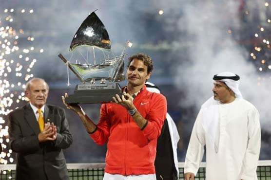 Tennis: Federer downs Berdych for sixth Dubai Open