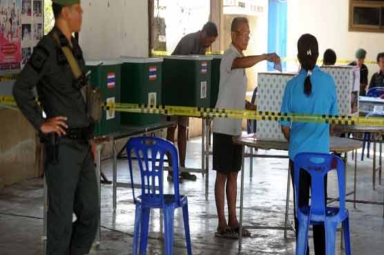 Thai poll re-runs pass peacefully 