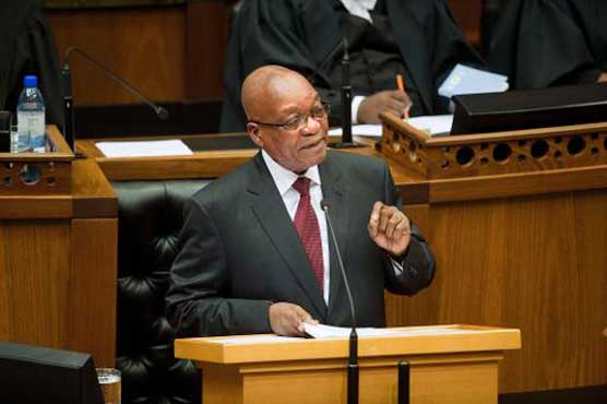 S Africa's president wades into university over Nazi-style salute scandal