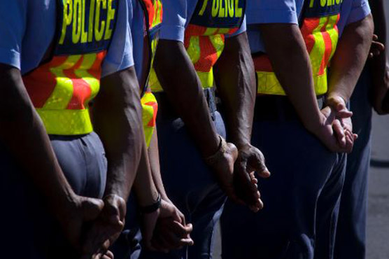 S.Africa police filmed beating a man on Cape Town Street