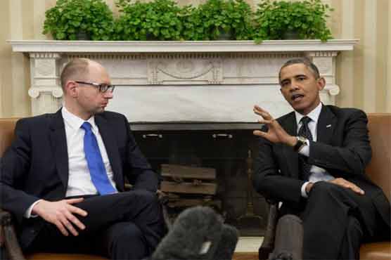 Obama gives Ukraine full backing as stand-off hardens   