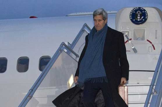 Kerry arrives in London for last-ditch Ukraine talks