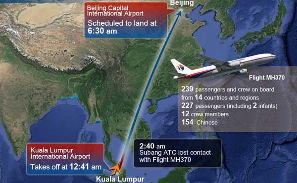 Disappearance of Malaysian jet appears 'deliberate': PM