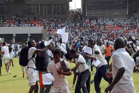 Seven dead as job-seekers stampede at Nigerian stadium