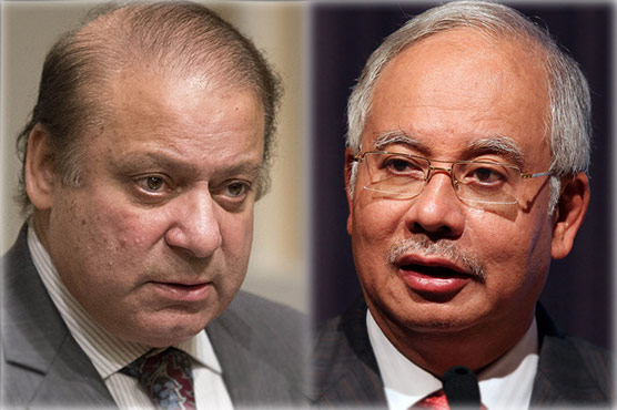 Malaysian PM telephones Nawaz, seeks cooperation in tracing missing jet
