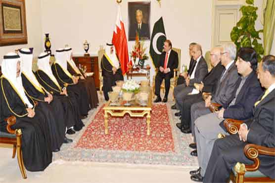 King of Bahrain meets with PM Nawaz, ink six MoUs