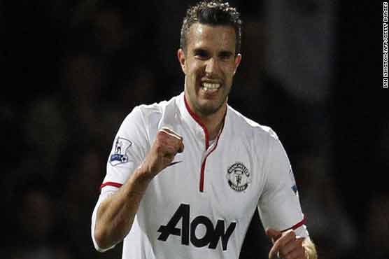 Football: Van Persie rescues United in Champions League