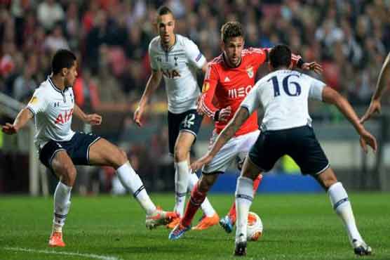 Football: Benfica survive Spurs fright, Juve edge Fiorentina