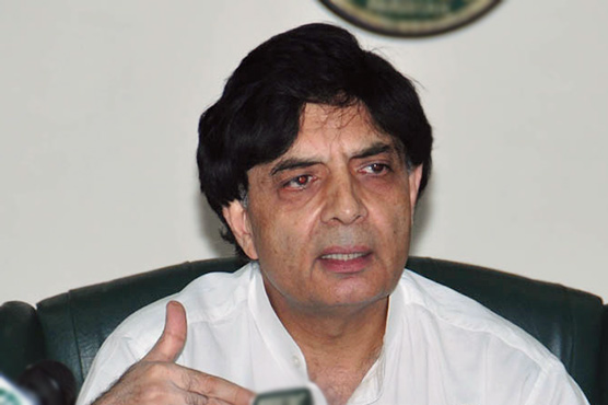 No deadlock in govt, Taliban talks: Nisar 