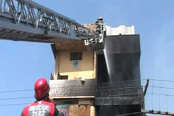 Three workers killed in Lahore plaza fire