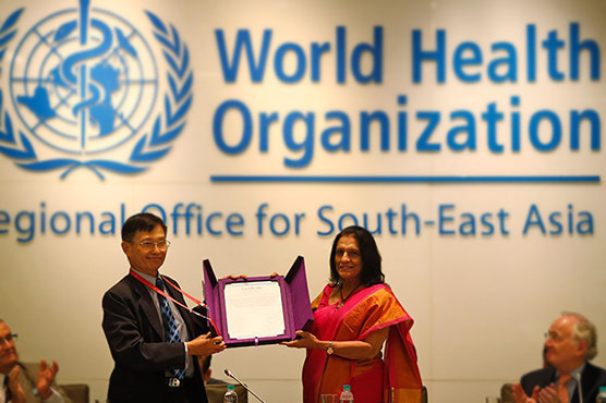 WHO certifies India, other Asian nations polio free