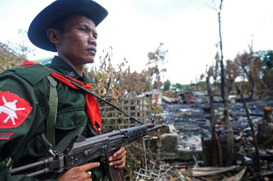 Aid workers leave Mayammar city after deadly unrest 