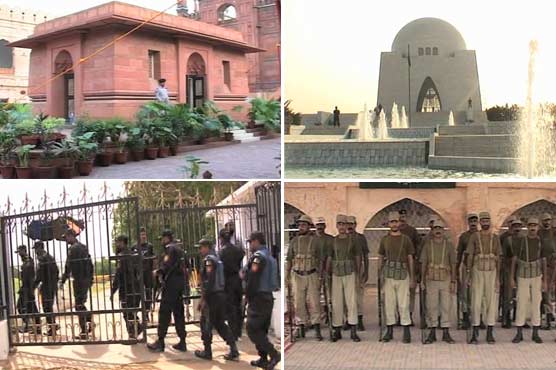 Security tightened at mausoleums of Iqbal, Quaid amid threats