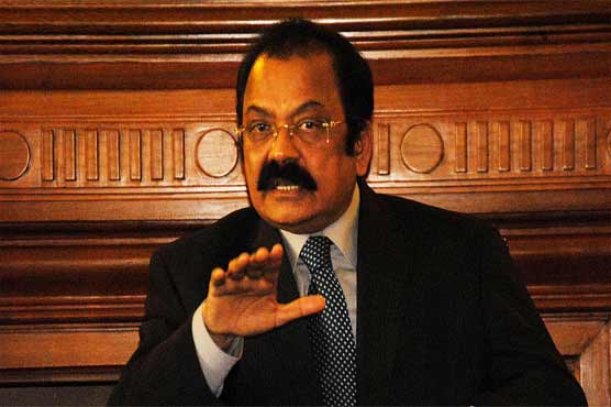 Rehman Malik wrote threat letter to Bilawal to defame Punjab govt: Rana Sanaullah