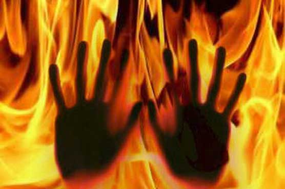Husband burns wife alive in Pasrur 