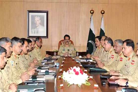 Corps Commanders meeting underway in Rawalpindi