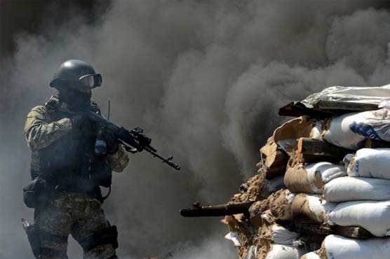 Ukraine in assault on rebel-held town, raising stakes