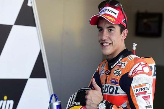 Motorcycling: Marquez storms to Spanish GP pole in record time