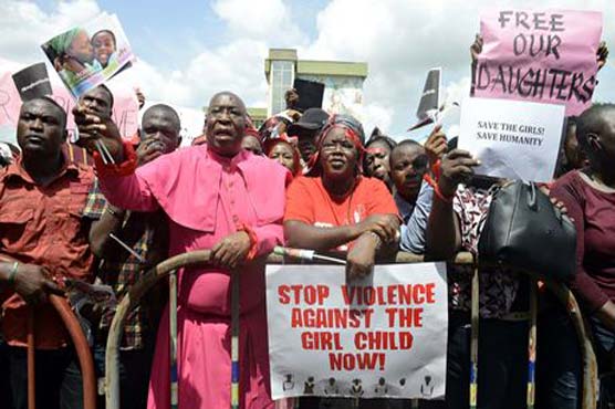 Mass protest in northern Nigeria over missing girls