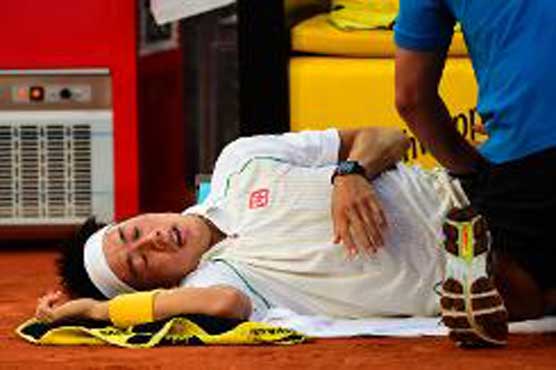 Injured Nishikori pulls out of Rome, Federer arrives